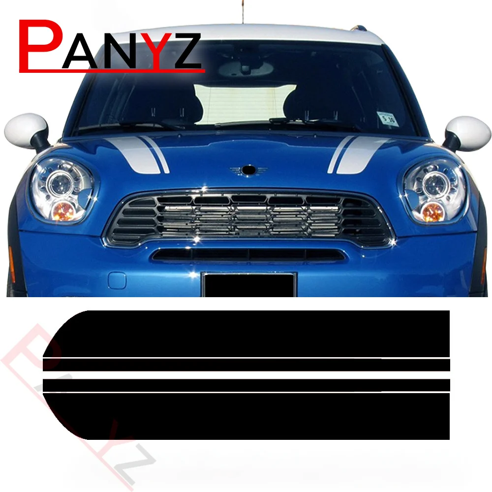 

Car Bonnet Hood Stripes Vinyl Decal Stickers for Mini Cooper R50 R52 R53 R55 R56 R57 R58 R59 R60 R61 F54 F55 F56 F57 F60 Styling