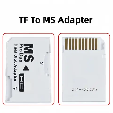 Адаптер карты памяти aotedata для PSP с двумя слотами 128/64/32 ГБ