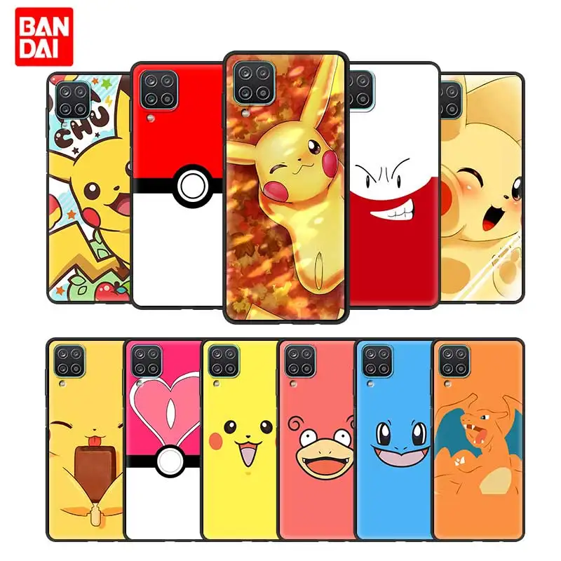 

Pokemon Go Pikachu Cartoon Case for Samsung Galaxy A12 A52 A32 A72 A22 A02 A21 A51 A21s A02s 4G 5G Silicone Cover Trend Luxury
