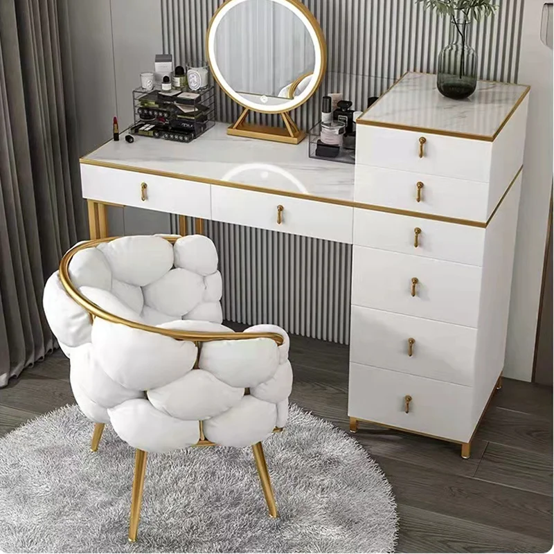 

Nordic Single Sofa Living Room Light Luxury Leisure Chair Ins Creative Nail Shop Waiting Armchair Bedroom Soft Dressing Chairs