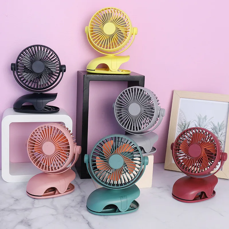 

Mini Clip Fan Rechargeable Wireless Portable Table Fan Brushless Motor Ultra-low Noise Strong Wind Electric Fans for Home Office