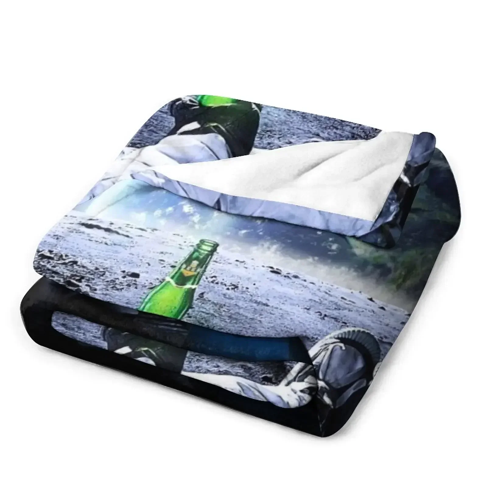 Астронавт на Луне с пивом? HQ-качество Одеяло BESTSELLER Retros Одеяла для кровати Для