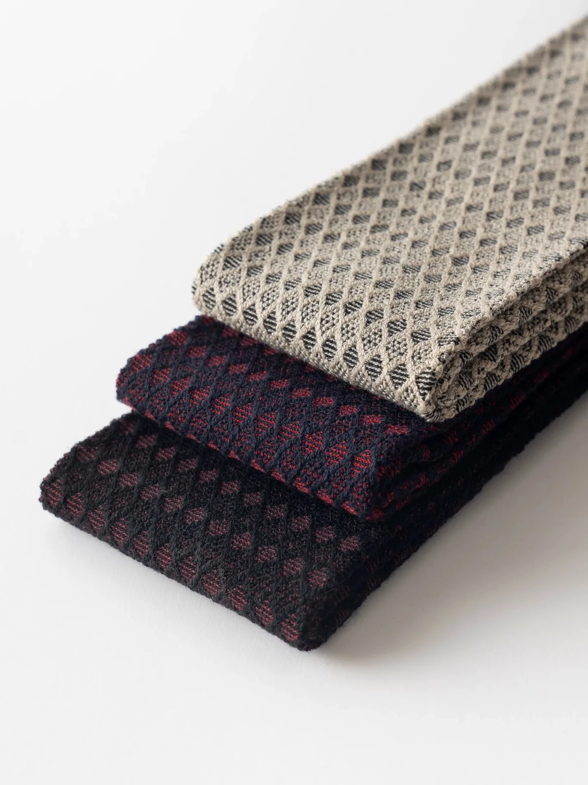 Весенне-осенние женские винтажные вязаные леггинсы Mori Girls с цветными блоками