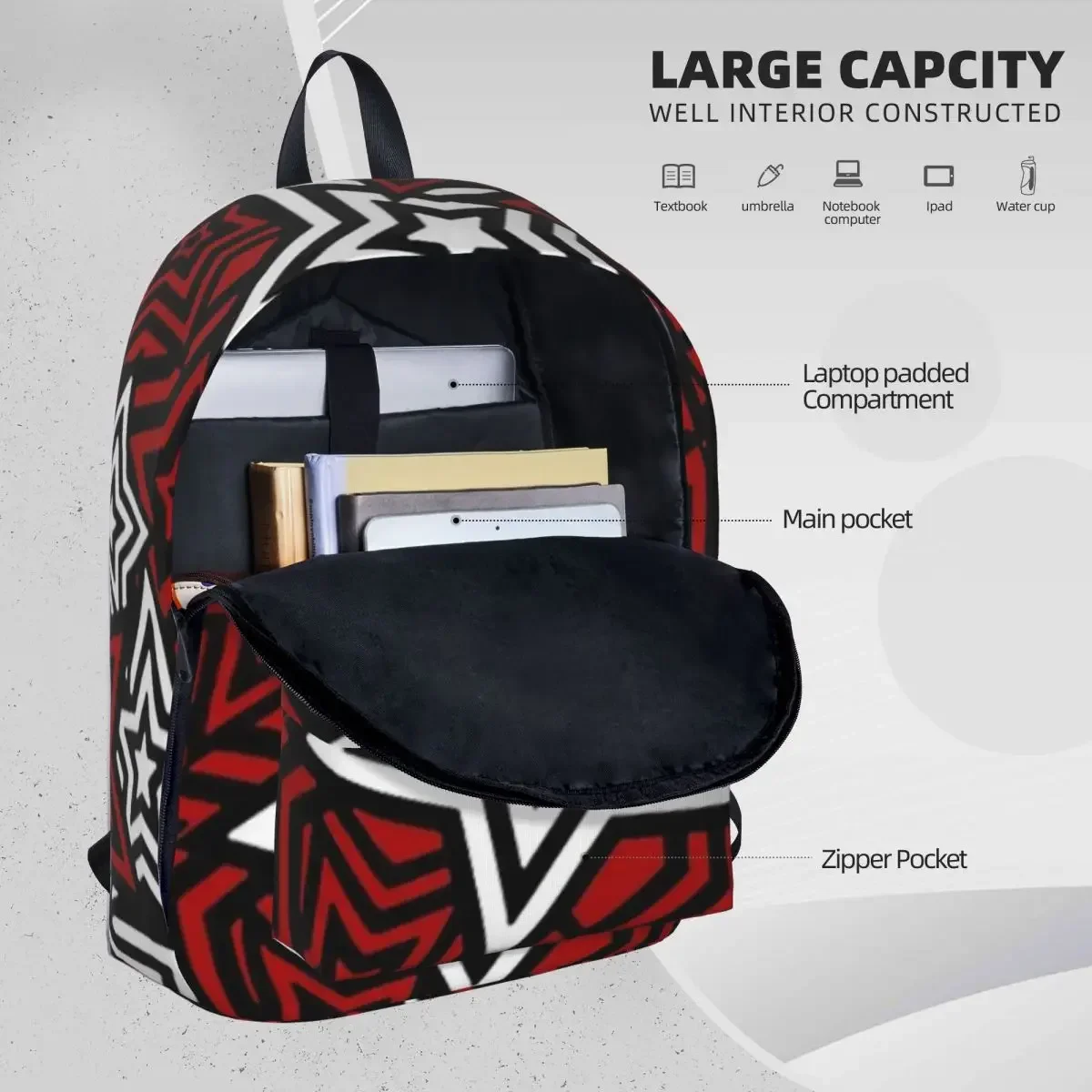 Рюкзак Persona 5 Royal с принтом фантомного кража и маски звезд повседневная детская