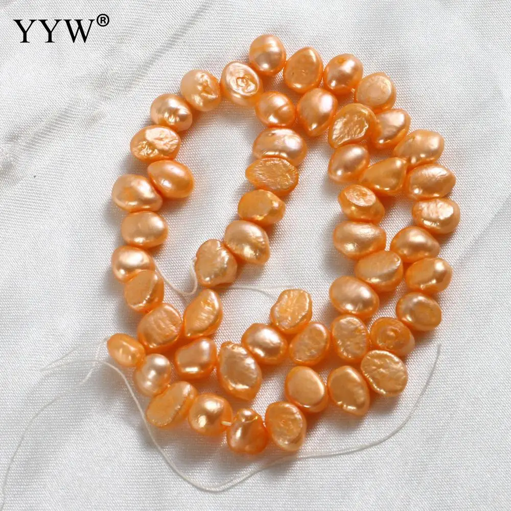 

8-9mm Natural Pearls Beads Freshwater Pearl Bead Baroque Loose Pearls For Diy Craft Bracelet Necklace Jewelry Making Top Drilled