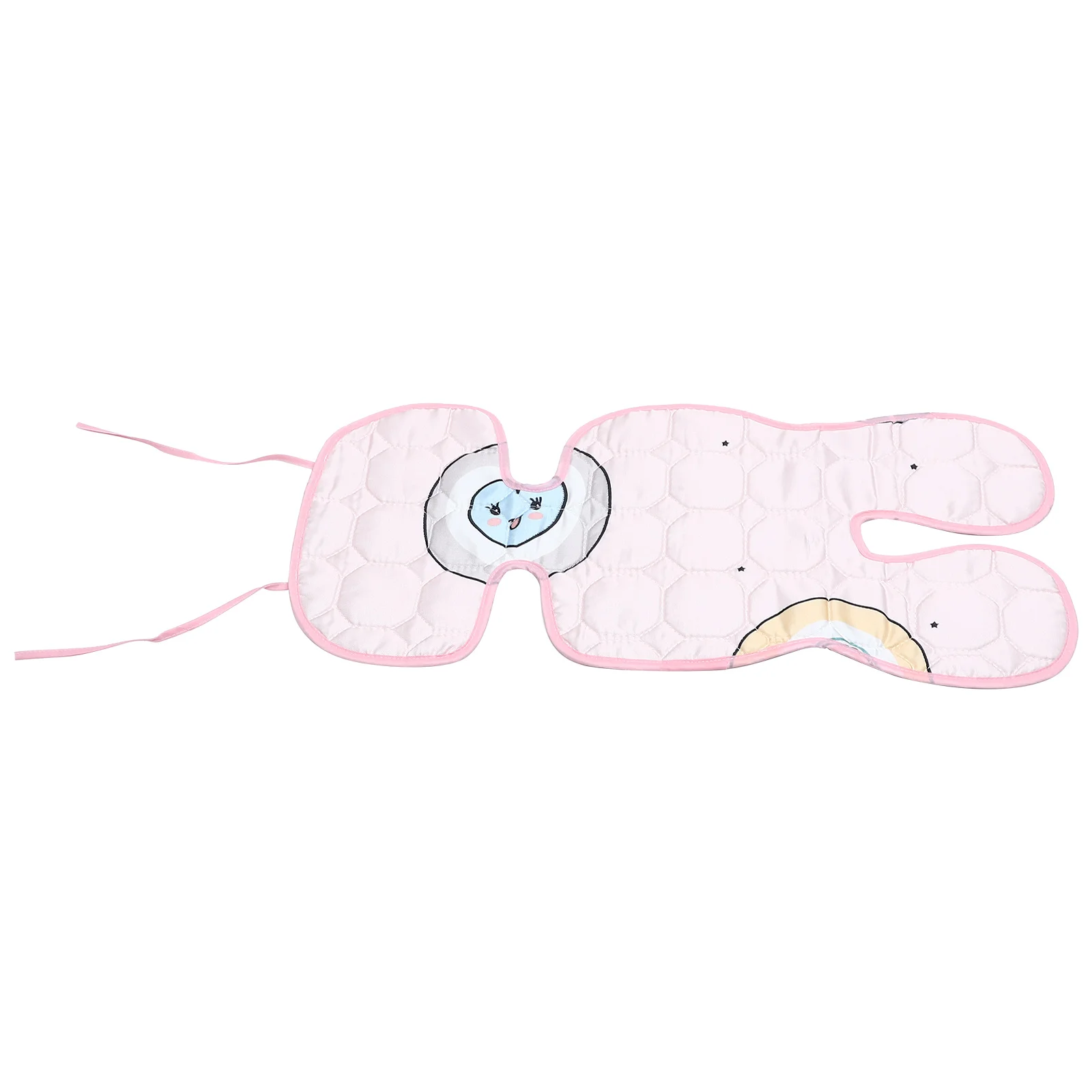 

Baby Stroller Mat Ice Silk Latex Baby Car Seat Washable Summer Baby Seat Random Color