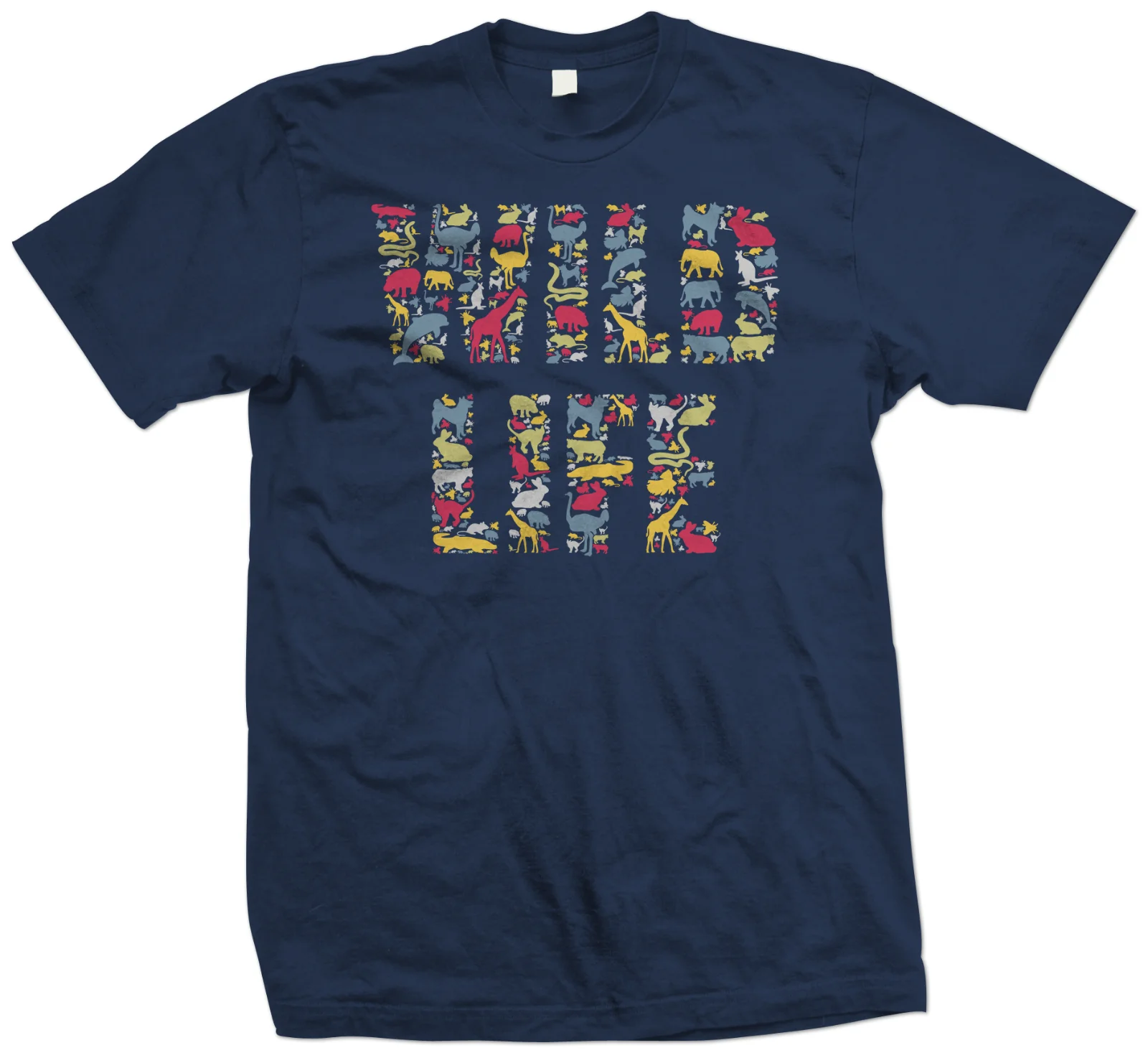 Футболка Wild Life, 3 варианта цвета, маленький до 5XL, подарок для любителей природы