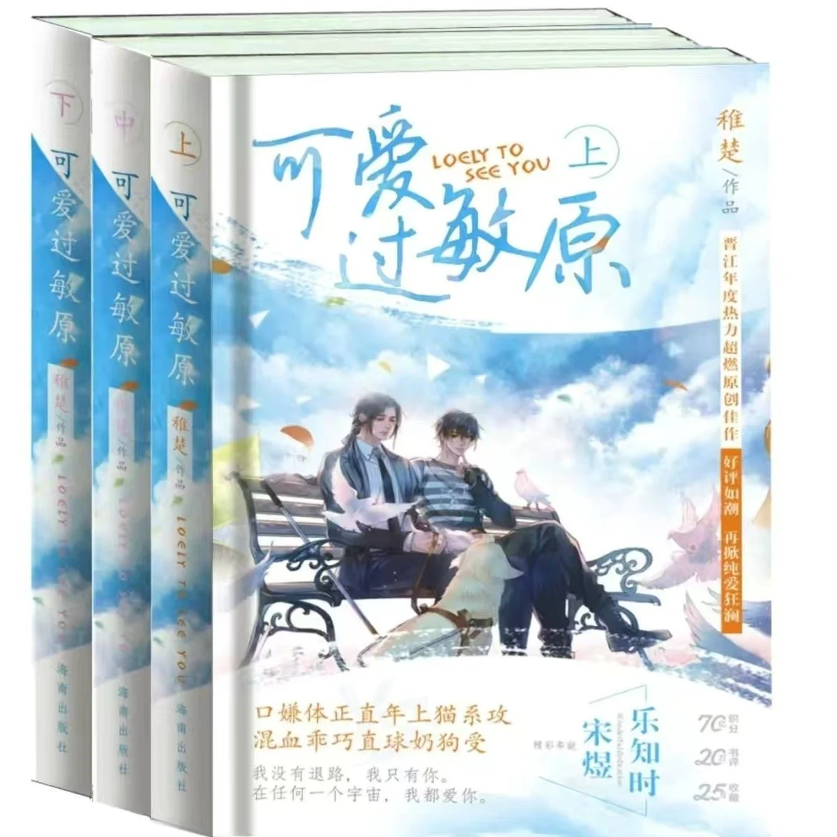 

3Pieces Ke Ai Guo Min Yuan My Youth Is Yours By Zhi Chu Yue Zhishi, Song Yu Youth Campus Romance Novels Chinese BL Fiction Book