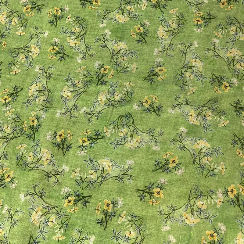 Китайская классическая ткань женское платье-Ципао льняная для льна чистый цвет