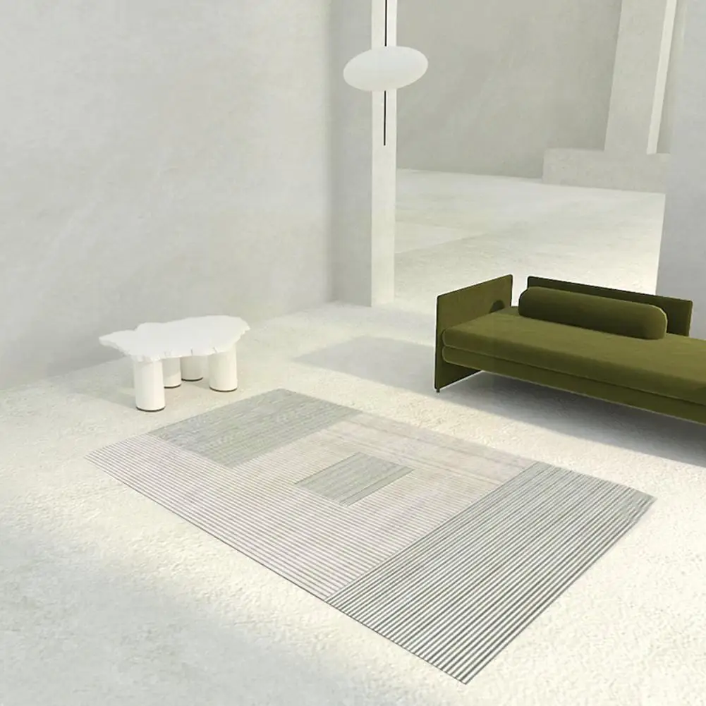 

1PC classic color matching striped carpet living room mat carpet 50*80cm Home Live minimalist floor Products modern D7H9