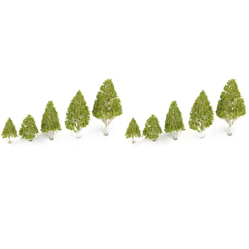 10/15pcs Model Trees For HO N Z Gauge Building Railroads Train Palm Tree Tropibal Forest Landscape Scale Miniatures | Дом и сад