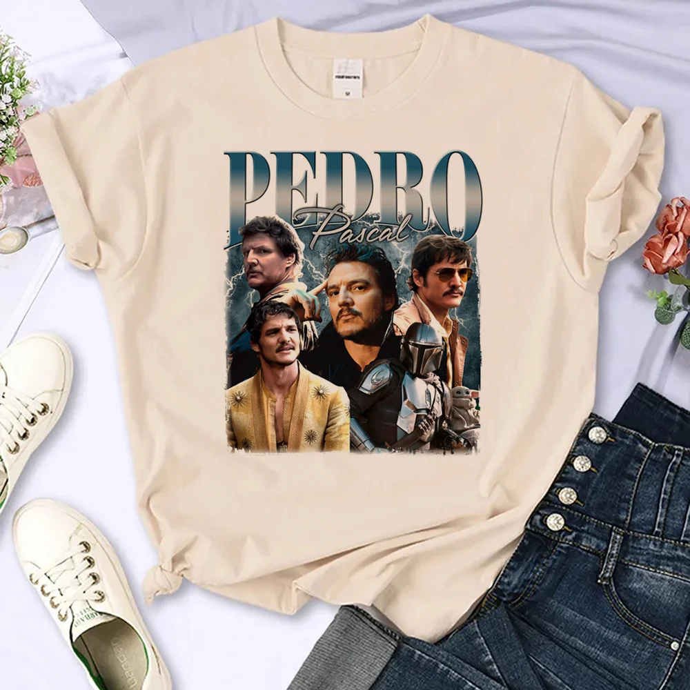 

Pedro Pascal t-shirts women anime funny t-shirts female funny designer clothing