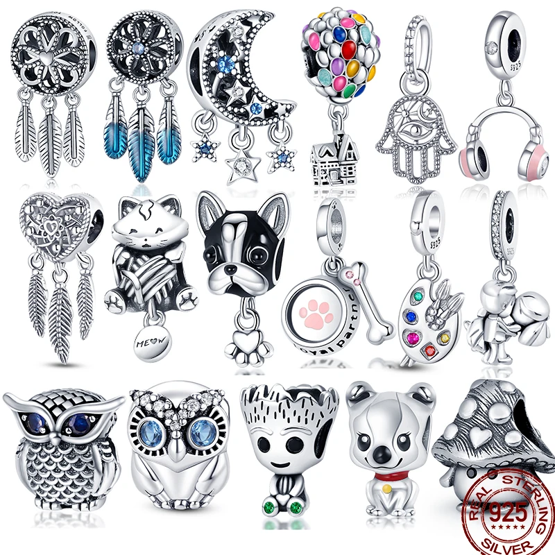 

Aeteey925 Серебряный Клевер камень зажим позиционирование Пряжка Шарм Подходит Pandora оригинальный браслет шармы бусины для женщин DIY ювелирные и...