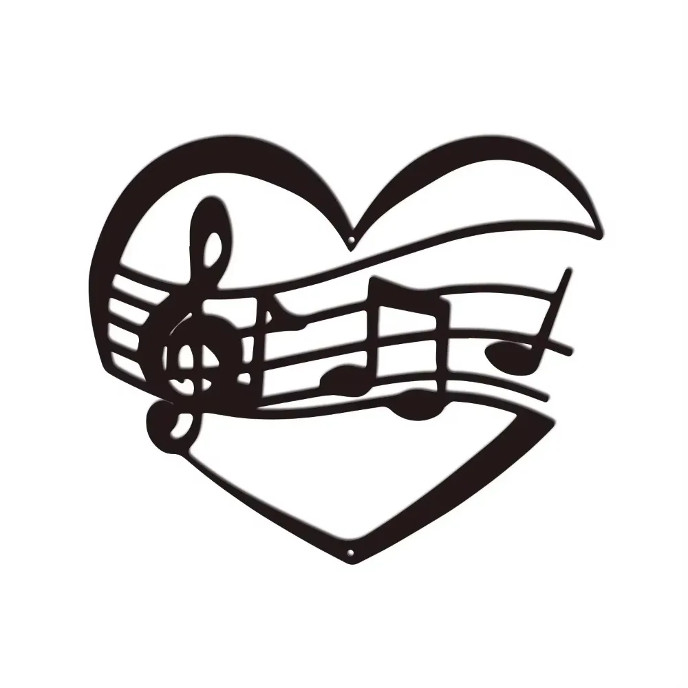 Металлический Настенный Декор Любовь И Музыка С Цитатой Для Детской Комнаты