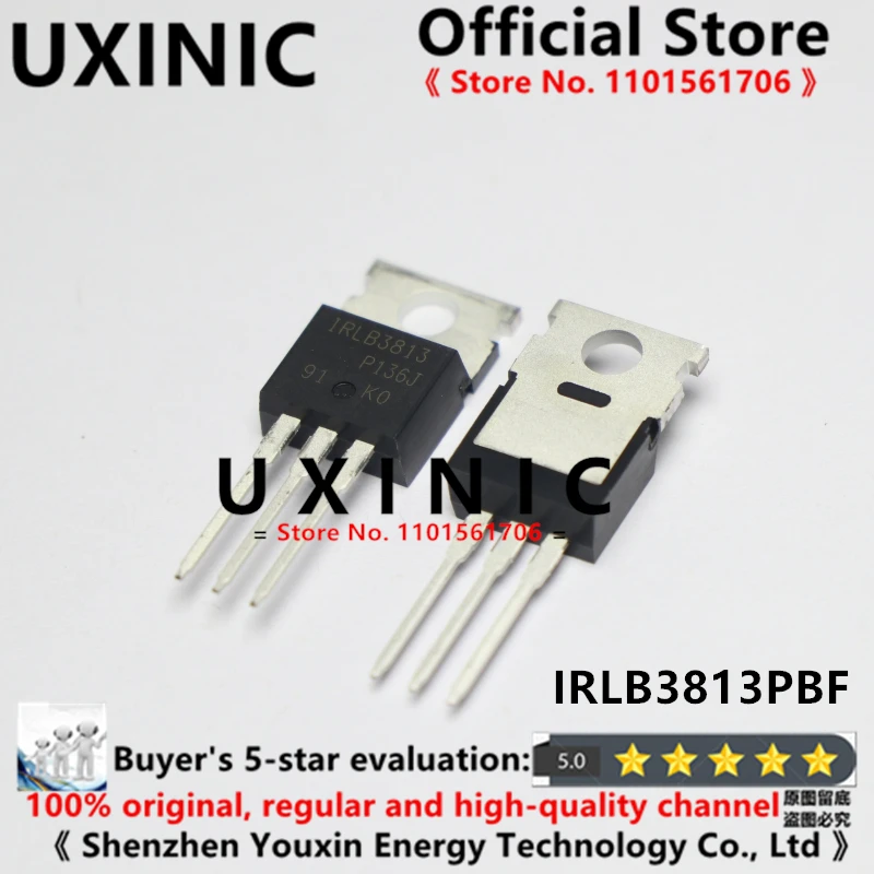 

UXINIC 100% New Imported Original IRLB3813PBF IRLB3813 TO-220 N Ditch Field Effect MOS Tube 260A 30V