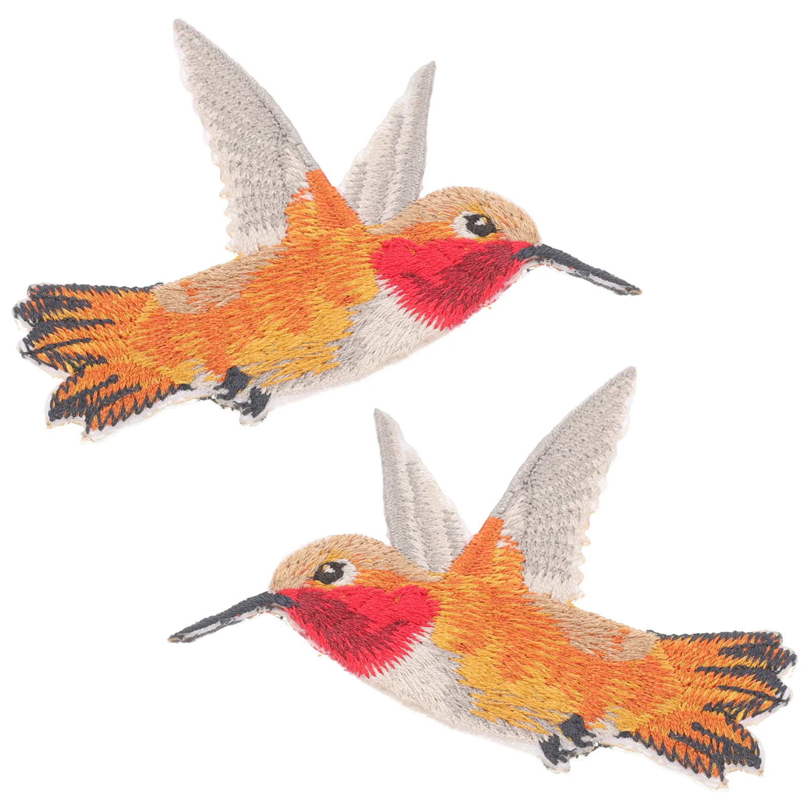 2 шт. нашивка в виде колибри женская джинсовая куртка шляпа нашивки пришивные для