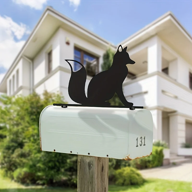 Металлические Украшения Для Почтового Ящика Fox Design Rural Home Decor Уличный Стиль