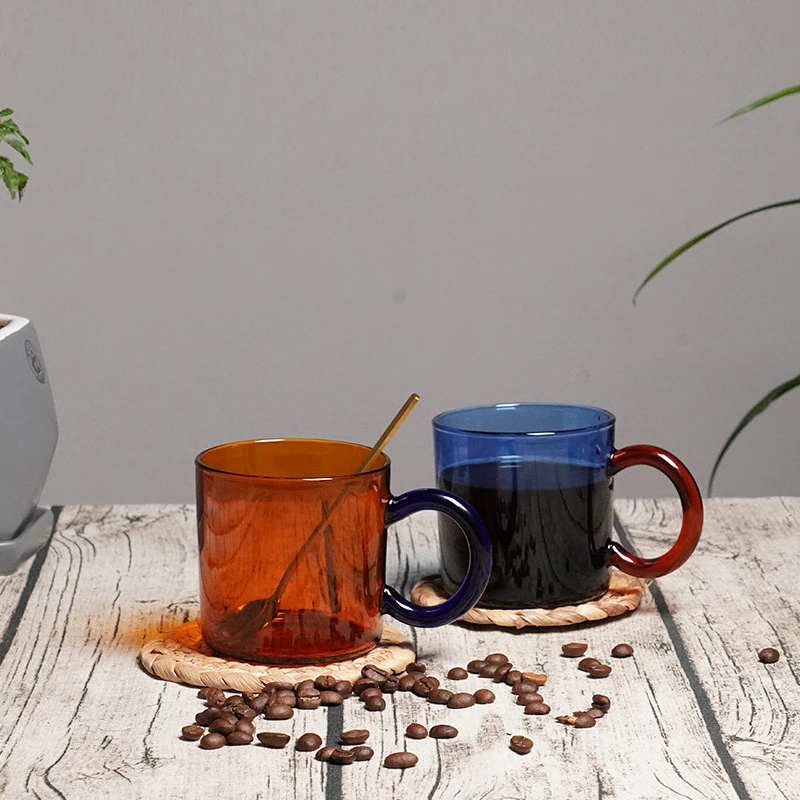 

250ml Coffee Mug Wine Glasses Drinking Tumbler Whiskey Vodka Coffee Juice Water Cups Tea Creative Mug Double Bottom Glass Mugs