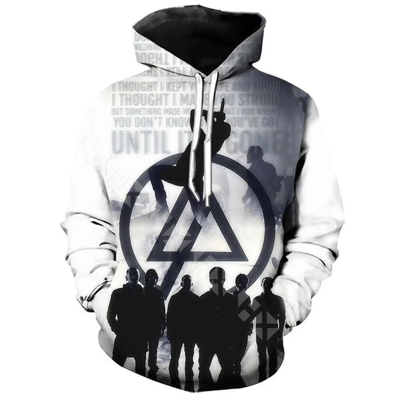 

Худи в стиле поп-музыки L-Linkin Park с металлическим оркестром, мужские и женские толстовки с 3D-принтом, топы с логотипом