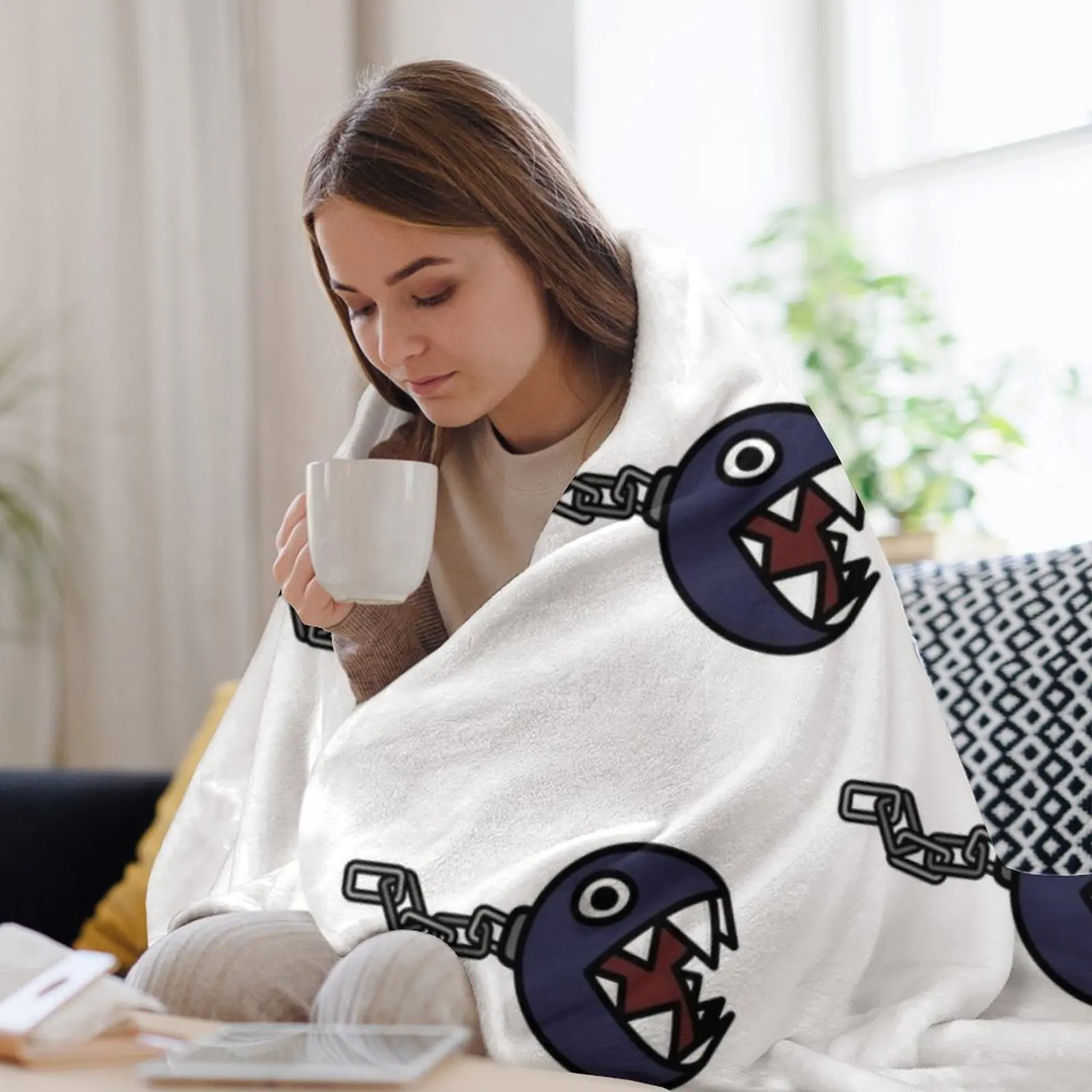 Одеяло с цепочкой Chomp одеяла для сна диванов