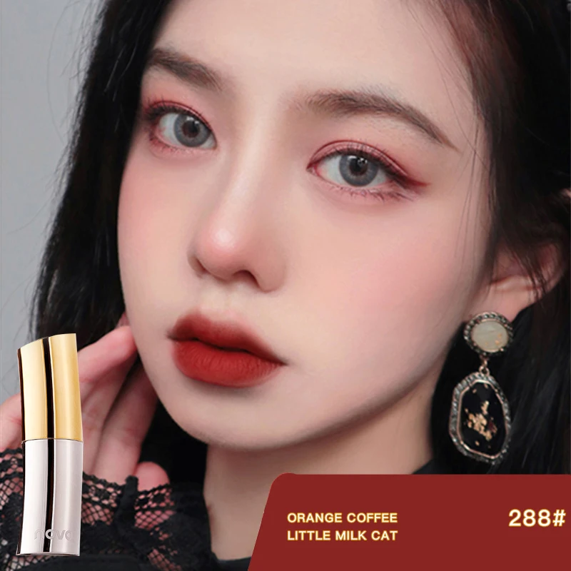 

Lip Gloss 6 Colors Waterproof Lip Stick Non-sick Cup Lipstick Lasting Colored Cosmetics Lip Glaze Lips Makeup Lip Tint