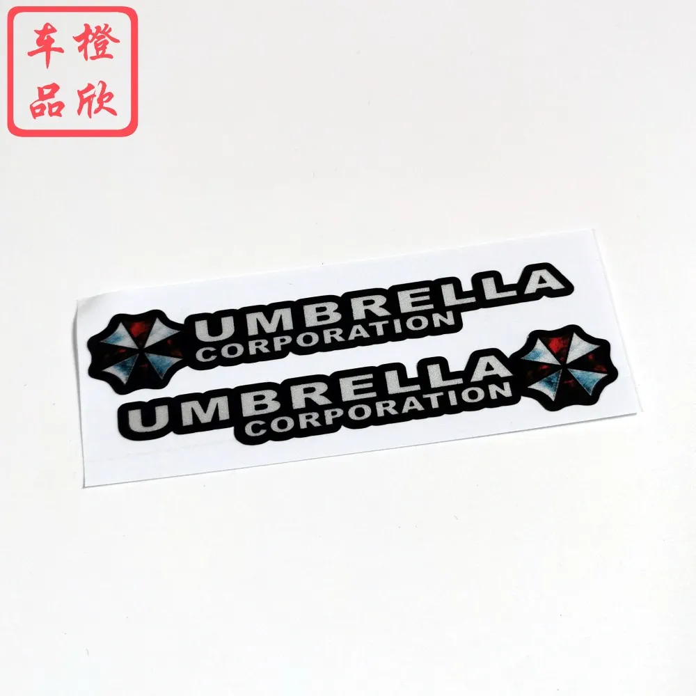 

Автомобильные наклейки Umbrella Corporation Evils Светоотражающие украшение для дверной ручки, зеркала заднего вида, мотоциклетный шлем C40