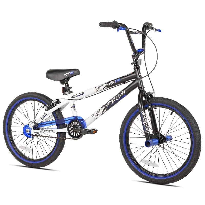 

Bicycles 20" Boy's Ambush BMX Bike, Black/Blue mountain bike