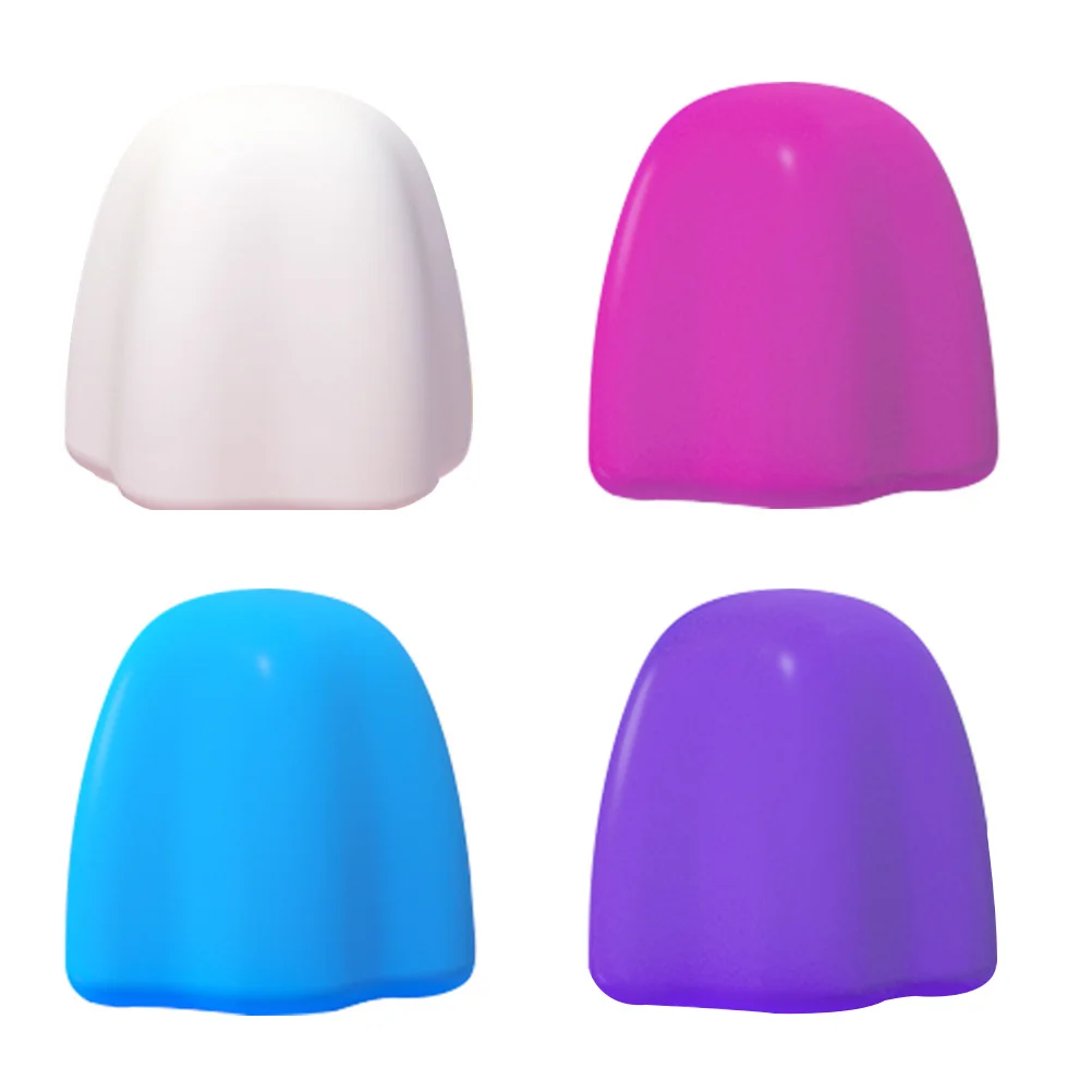 

4 Pcs Toothpaste Cap Bathroom Supplies Silicone Hats Protective Caps Top Home Essentials
