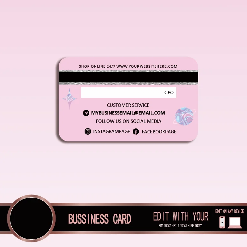 ПВХ пластиковая Визитная карточка на заказ VIP кредитные карточки печать логотипа