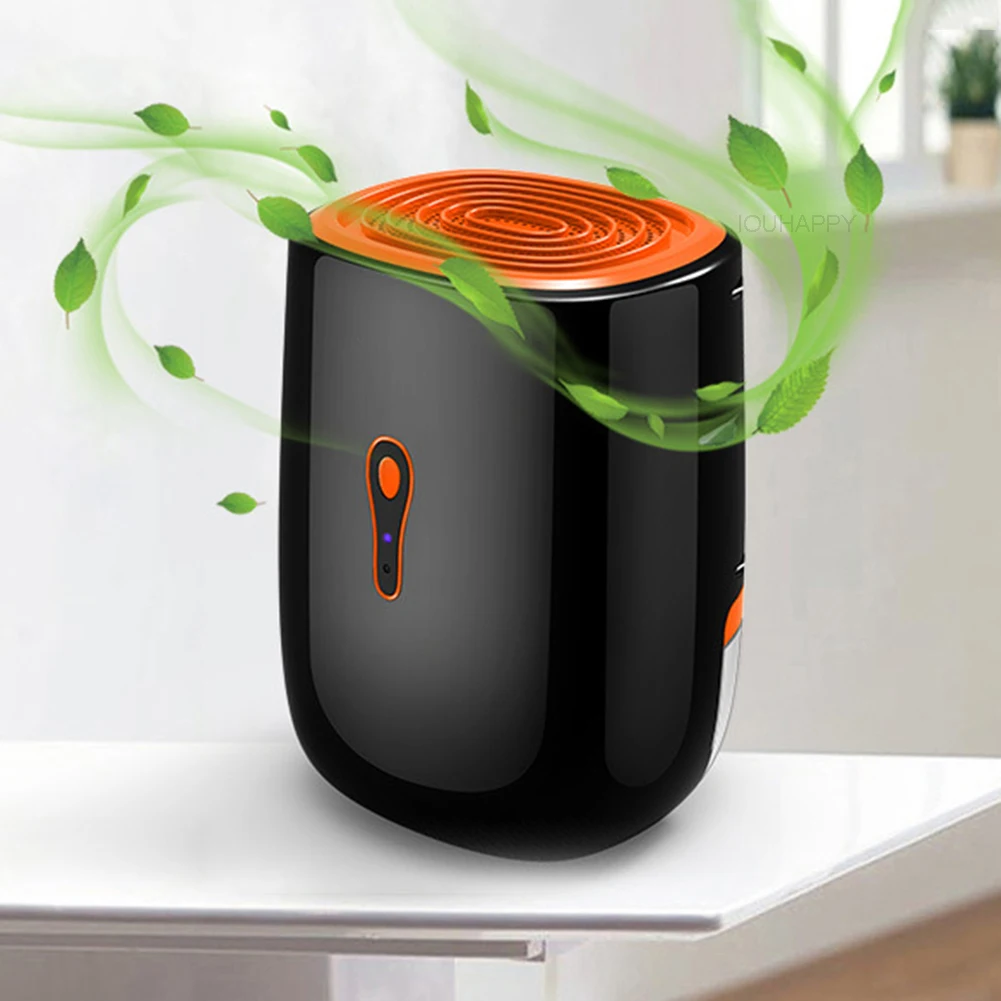 800ML Portable Dehumidifier With Basic Air Filter 2 in 1 Qui