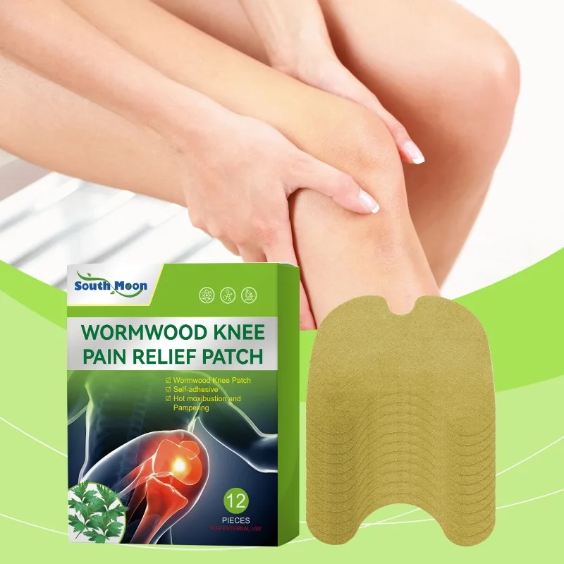 Пластырь для облегчения боли в колене из полыни нежный питательный улучшающий