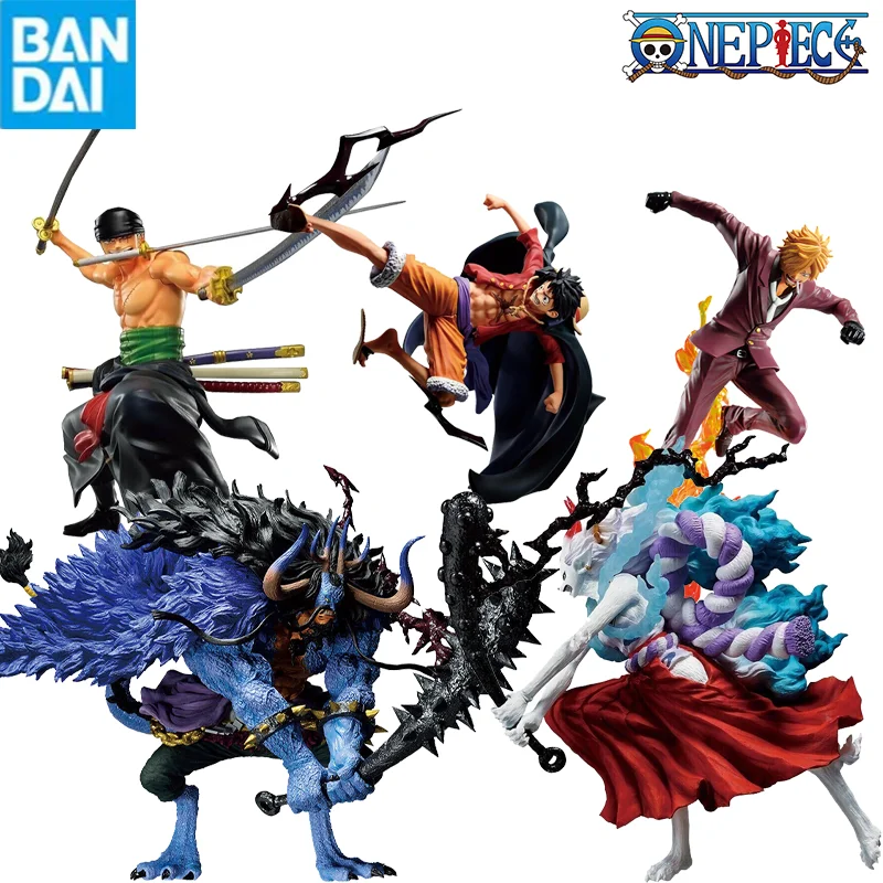 Bandai Ichiban Kuji цельный круиз-сокровище Yamato Kaido Luffy Sanji Zoro высококачественные коллекционные игрушки модель настольное украшение