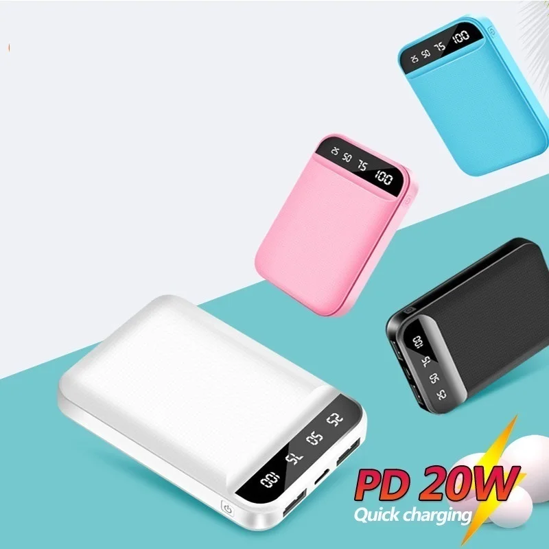 

10000mAh Mini small Power Bank Digital Display Micro USB External Battery for Xiaomi Samsung