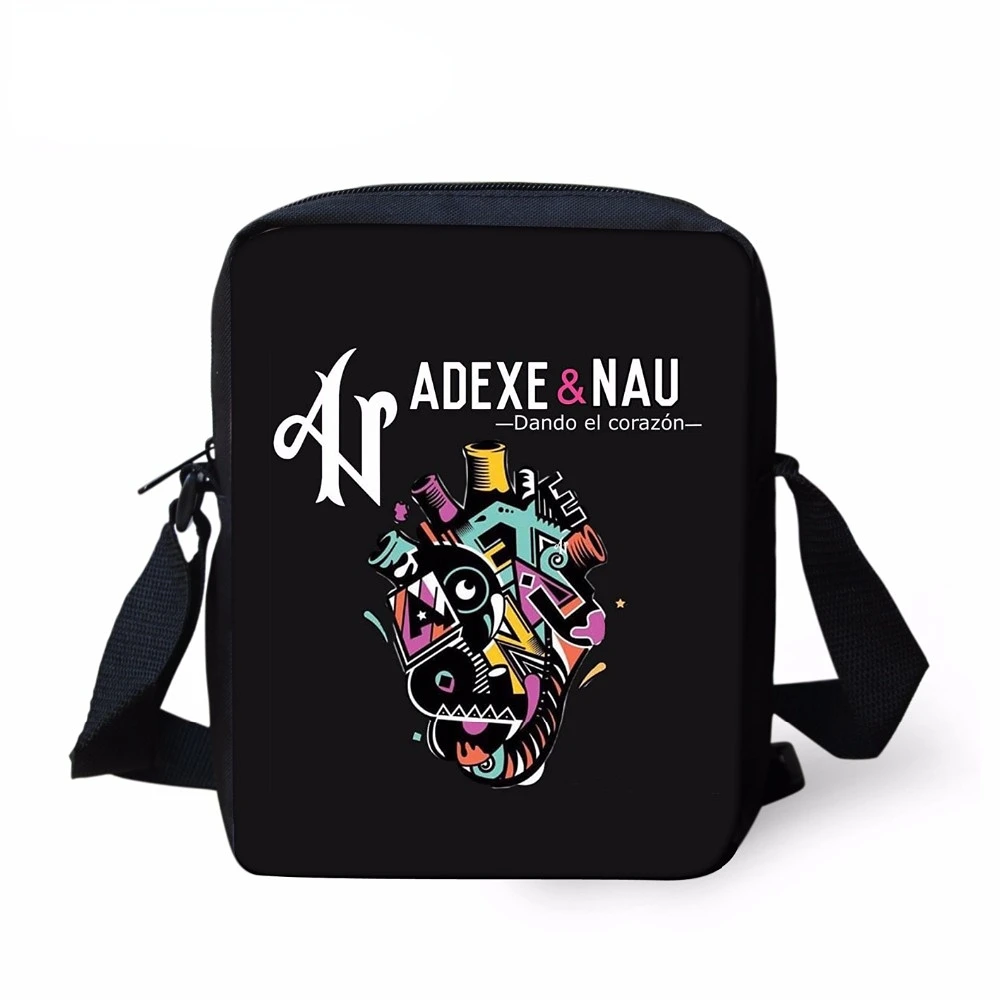 

ADVOCATOR Mini Messenger Bags Adexe & Nau Logo Pattern Print Crossbody Bags Girls Boys Shoulder Bags Handbags For Women