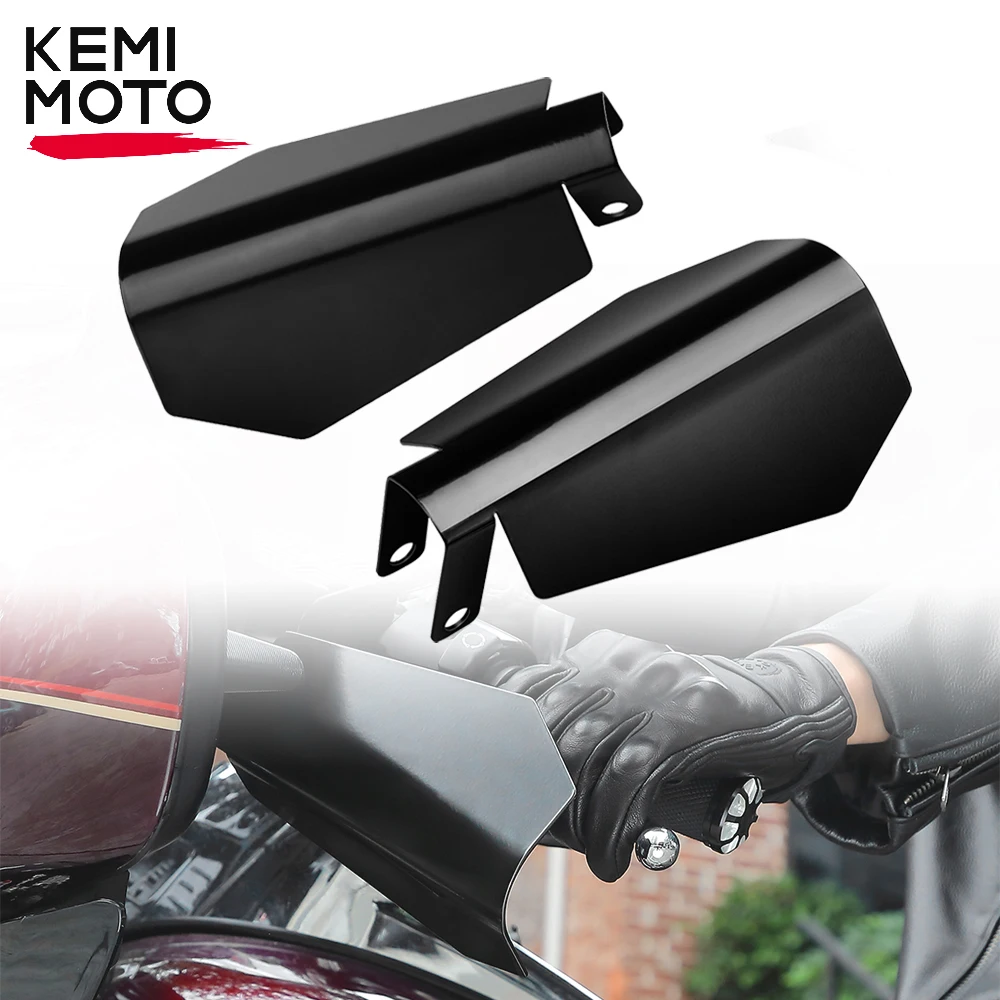 

KEMIMOTO Handguard Coffin Cut Hand Guard Hand Shield for 2006-2023 Touring Model Street Glide Road King Road Glide Electra Glide