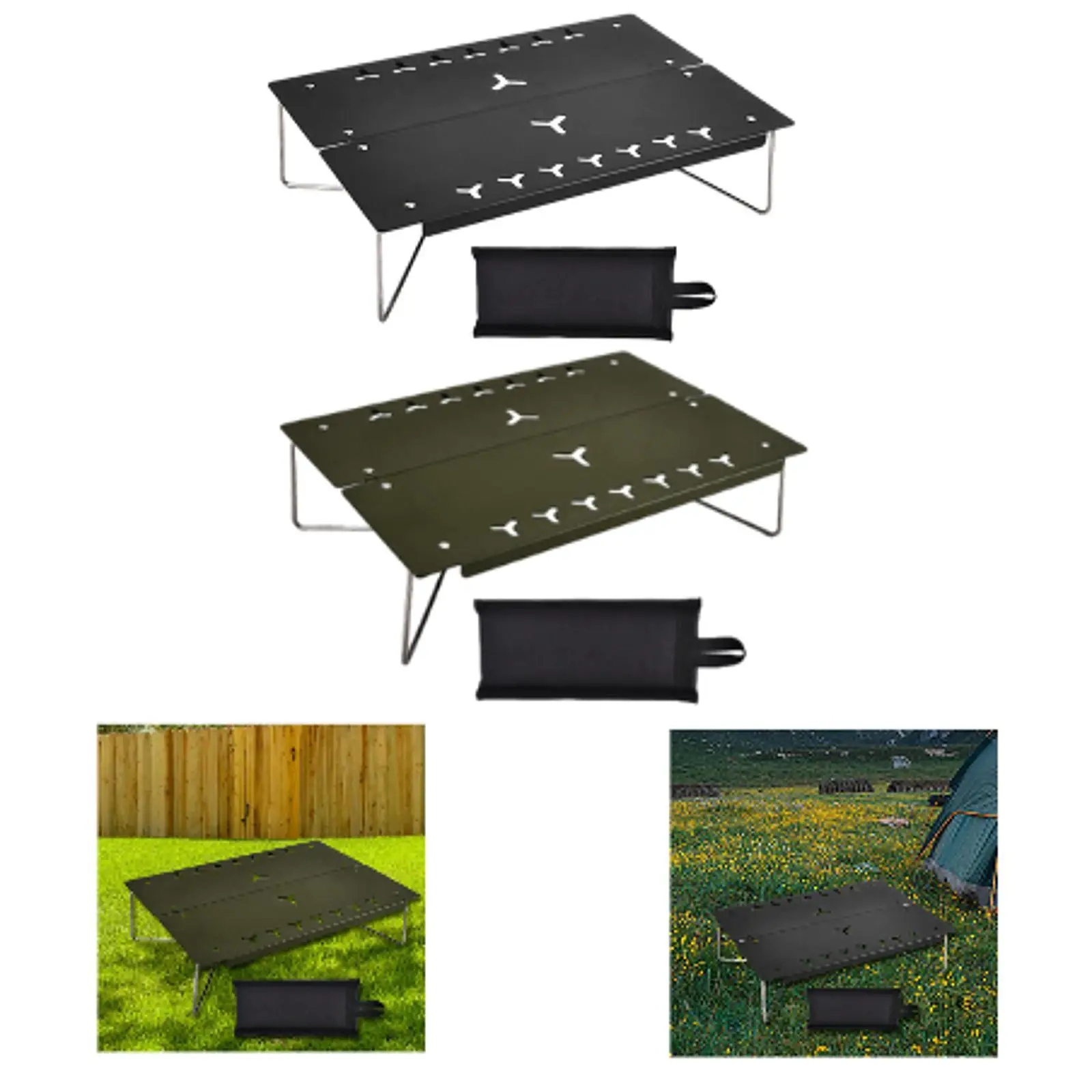 Складной стол для кемпинга с сумкой переноски уличный пеших прогулок патио