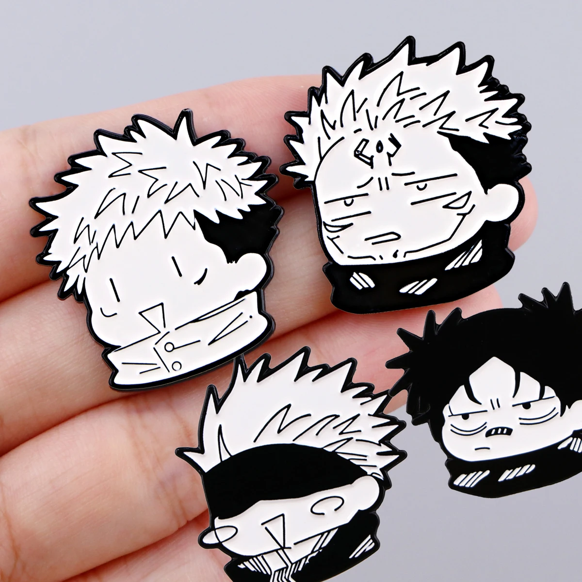 

Comic Style Jujutsu Kaisen Enamel Pins Cool Brooch Clothes Backpack Lapel Badges For Friends Fashion Jewelry Accessories Gifts
