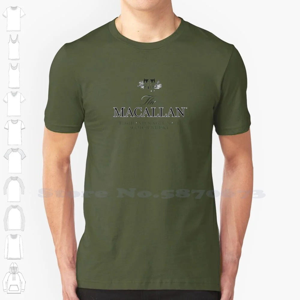 

Macallan Logo Brand Logo 2023 Streetwear T Shirt Top Quality Graphic Tees