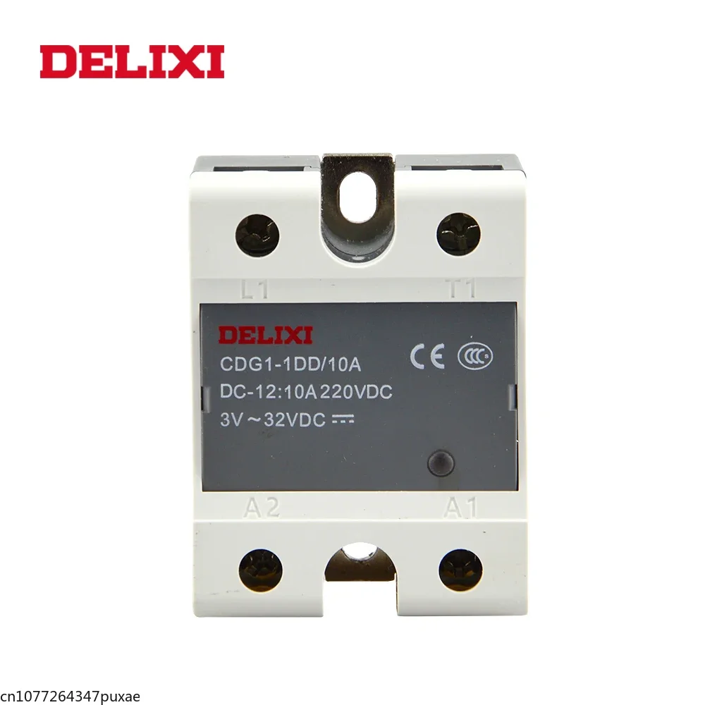 

Твердотельное реле DELIXI CDG1 SSR-10DD 25DD 40DD 60DD 3-32 В до 12-220 В постоянного тока SSR однофазное управление без контакта AA 10DA 25DA 40DA