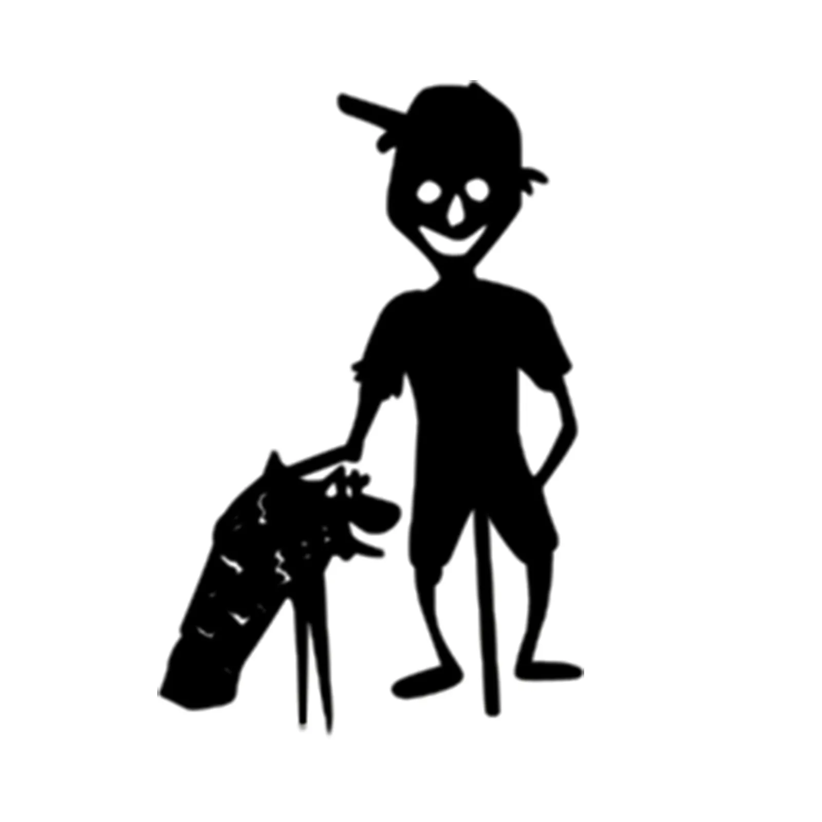 

Holiday Display Holder Little Decorati Garden Pile Silhouette Outline Devil Art Garden Metal Decoration Patio Lawn & Garden