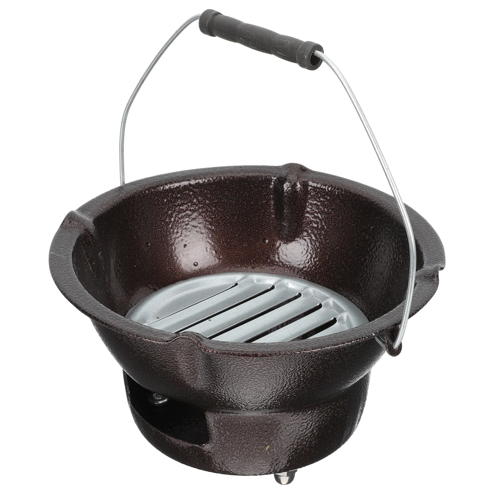

1 Set Outdoor Iron Charcoal Stove Portable BBQ Grill Camping Barbecue Stove