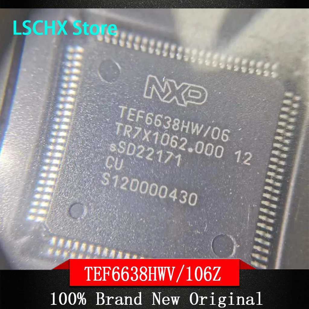 Новый импортный чип TEF6638HW/V106 TEF6638HW/06 LQFP100, 2 шт.