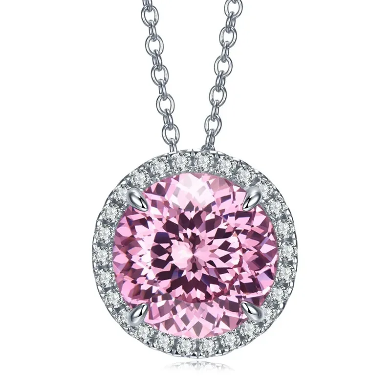 

Женское ожерелье из серебра 925 пробы, 18 К, с сапфиром 5 карат