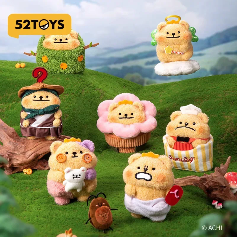 52TOYS Bearis Bug The Script of My Life Series Villus Blind Box Toys Kawaii Anime Фигурка Caixa Caja Surprise Mystery