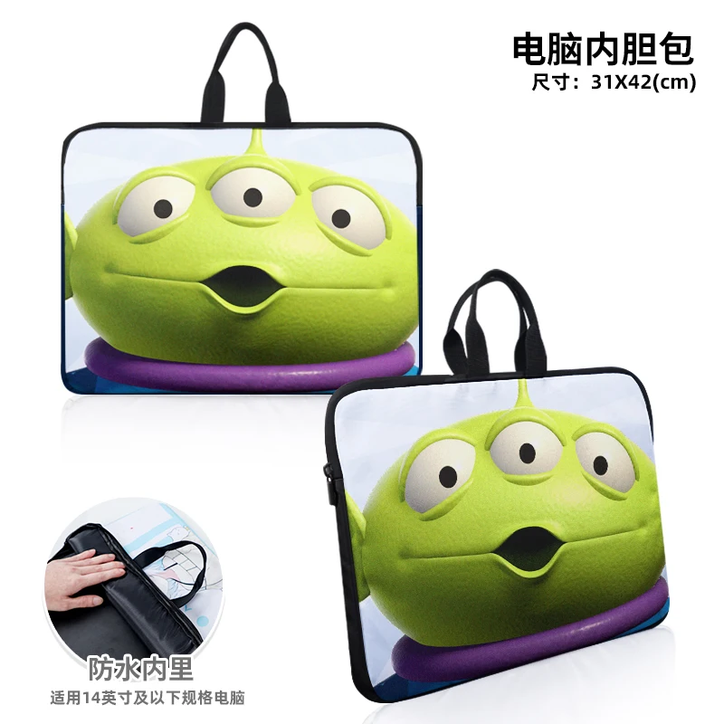 

Disney Toy Story Anime Top-Handle Bags Customized Cartoon Computer Bag Casual Storage Handbag Unisex Gift