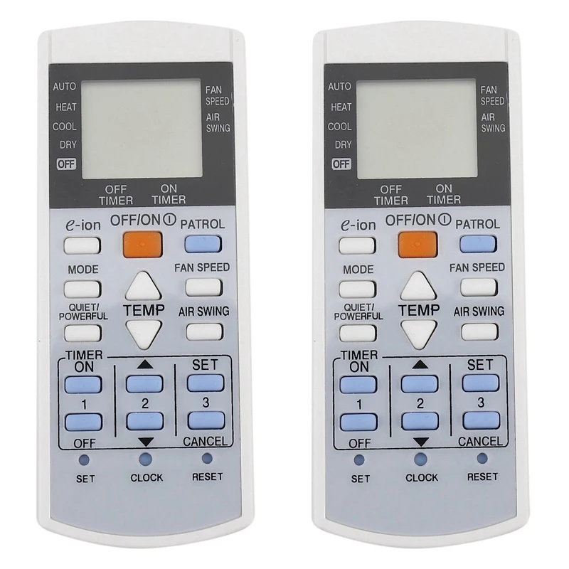 

2 пульта дистанционного управления для кондиционера Panasonic ler A75C3407 A75C3623 A75C3625 KTSX003 A75C3297