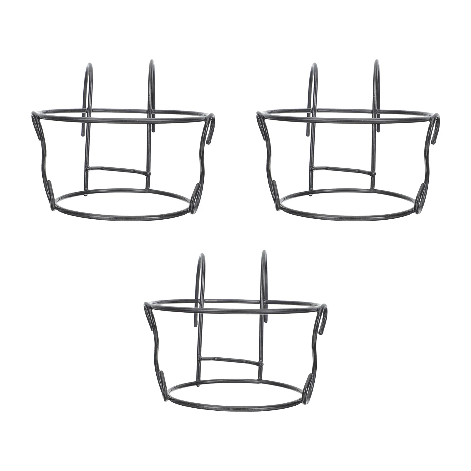

3 Pcs Racks Practical Flowerpot Holder Hanging Flowerpot Racks Balcony Flowerpot Rack for Home Office Dorm