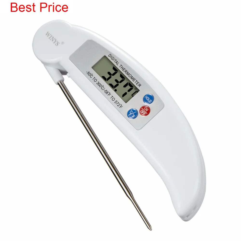 

20Pcs/lot Ys103 Folding Probe Bbq Food Thermometer Kitchen Food Liquid Electronic Thermometer