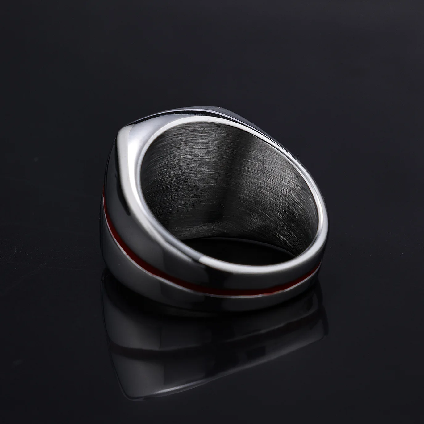 Европейские и американские модные мужские кольца из нержавеющей стали размер 8-14