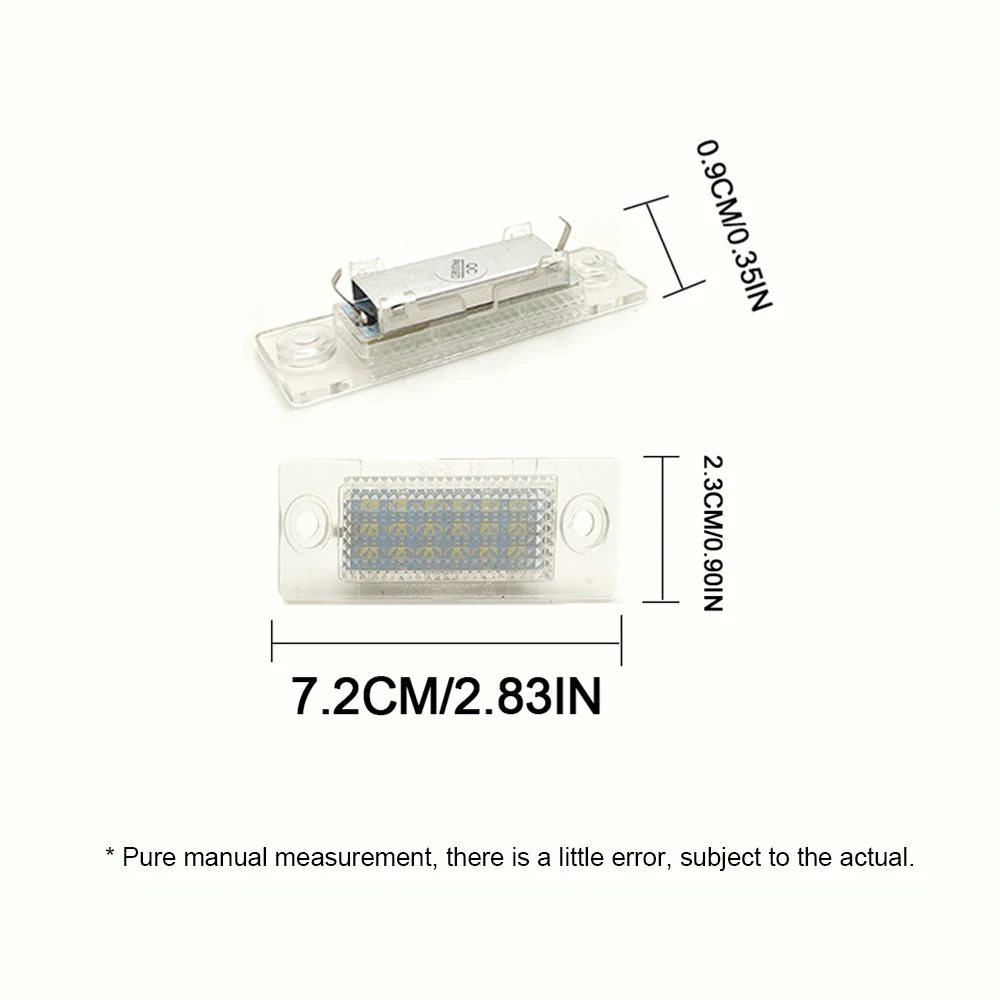Задний номерной знак для VW Golf 5 Plus супер яркий водонепроницаемый Caddy III Passat Cimousint